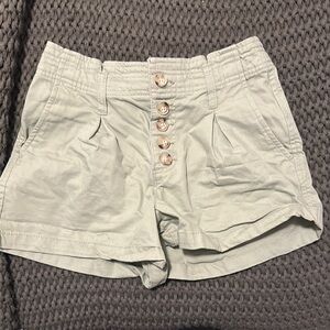 Indigo Rein Green High Waist Shorts